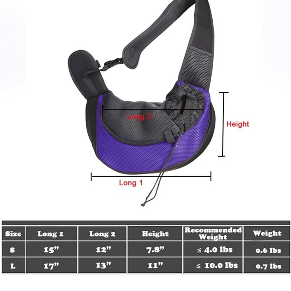 Pet carrier sling size Large - Picture 8 of 8